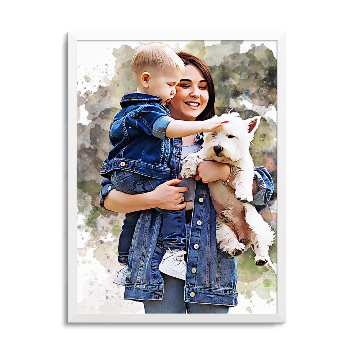 Personalized Pet and Family Portrait Prints PoochPrints
