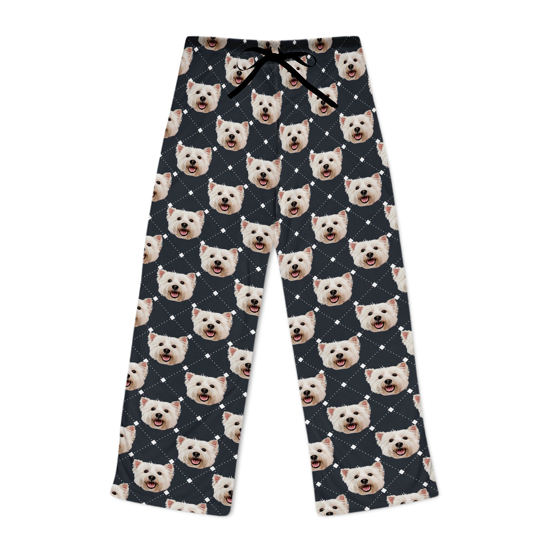 Pajama pants with top your dog's face